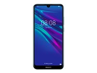 Huawei Y6 2019 - 4G smartphone - double SIM - RAM 2 Go / Mémoire interne 32 Go - microSD slot - 6.09" - 1560 x 720 pixels - rear camera 13 MP - front camera 8 MP - bleu saphir 51095RBB