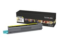 Lexmark - À rendement élevé - jaune - original - cartouche de toner LCCP - pour Lexmark C925de, C925dte C925H2YG