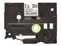 Brother TZe-M921 - Noir sur argent mat - Rouleau (0,9 cm x 8 m) 1 cassette(s) ruban laminé - pour P-Touch PT-E100, E300, E500, E550, H100, P900, P950; P-Touch EDGE PT-P750 TZEM921