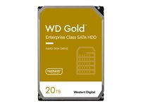 WD Gold WD201KRYZ - Disque dur - 20 To - interne - 3.5" - SATA 6Gb/s - 7200 tours/min - mémoire tampon : 512 Mo WD201KRYZ
