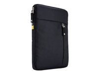 Case Logic Tablet Sleeve + Pocket - Étui protecteur pour tablette - nylon - noir - 8" TS108