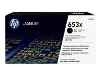 HP 653X - À rendement élevé - noir - originale - LaserJet - cartouche de toner (CF320X) - pour LaserJet Enterprise MFP M680; LaserJet Enterprise Flow MFP M680; LaserJet Managed MFP M680 CF320XC
