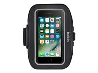 Belkin Sport-Fit Plus Armband - Brassard pour téléphone portable - Néoprène - Partie supérieure noire - pour Apple iPhone 7 Plus F8W784BTC00