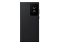 Samsung EF-ZS908 - Étui à rabat pour téléphone portable - noir - pour Galaxy S22 Ultra EF-ZS908CBEGEW