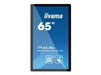 iiyama ProLite TF6538UHSC-B1AG - Classe de diagonale 65" (64.5" visualisable) écran LCD rétro-éclairé par LED - signalétique numérique interactive - avec écran tactile (multi-touches) - 4K UHD (2160p) 3840 x 2160 - noir mat TF6538UHSC-B1AG