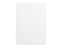 Apple Smart Folio - Protection à rabat pour tablette - polyuréthane - blanc - 11" - pour 11-inch iPad Pro (1ère génération, 2e génération) MXT32ZM/A