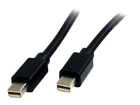 StarTech.com Câble Mini DisplayPort 1.2 de 2m - Cordon Mini DP vers Mini DP avec support HBR2 - M/M - Mini DisplayPort 4K - Câble DisplayPort - Mini DisplayPort (M) pour Mini DisplayPort (M) - 2 m - noir MDISP2M