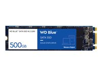 Disque SSD SATA WD Blue 3D NAND WDS500G2B0B - SSD - 500 Go - interne - M.2 2280 - SATA 6Gb/s WDS500G2B0B