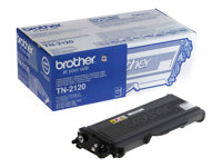 Brother TN2120 - Noir - originale - cartouche de toner - pour Brother DCP-7030, DCP-7040, DCP-7045, MFC-7320, MFC-7440, MFC-7840; HL-2140, 2150, 2170 TN-2120