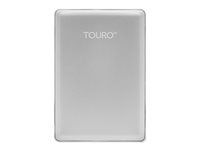 WD Touro S HTOSEC5001BDB - Disque dur - 500 Go - externe (portable) - USB 3.0 - 7200 tours/min - argent - avec 3 GB gratuits de sauvegarde dans cloud 0S03734