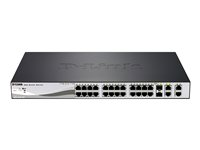 D-Link DES 1210 - Commutateur - Géré - 24 x 10/100 + 2 x SFP Gigabit combiné + 2 x 10/100/1000 - de bureau - PoE DES-1210-28P