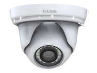 D-Link Vigilance DCS-4802E Full HD Outdoor PoE Mini Dome Camera - Caméra de surveillance réseau - panoramique / inclinaison - extérieur - à l'épreuve du vandalisme - couleur (Jour et nuit) - 2 MP - 1920 x 1080 - 1080p - LAN 10/100 - MJPEG, H.264 - DC 12 V DCS-4802E