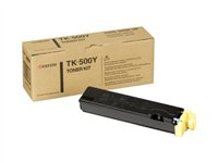 Kyocera TK 500Y - Jaune - original - kit toner - pour FS-C5016, C5016DN, C5016DNH, C5016DTN, C5016N 370PD3KW