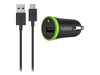 Belkin Universal Car Charger - Adaptateur d'alimentation pour voiture - 10 Watt - 2.1 A (USB) - noir F7U002BT06-BLK