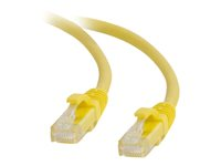 C2G - Cordon de raccordement - RJ-45 (M) pour RJ-45 (M) - 5 m - UTP - CAT 5e - démarré, sans crochet - jaune 82440