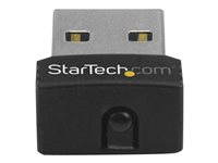 StarTech.com Mini adaptateur réseau sans fil N USB 150 Mbps - 802.11n/g 1T1R (USB150WN1X1) - Adaptateur réseau - USB 2.0 - 802.11b/g/n - noir - pour P/N: R150WN1X1T USB150WN1X1