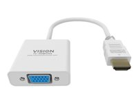 Vision Techconnect - Convertisseur vidéo - HDMI - VGA - blanc TC-HDMIVGA