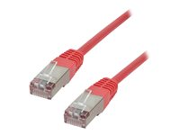 MCL Samar - Câble réseau - RJ-45 (M) pour RJ-45 (M) - 3 m - blindé - CAT 5e - rouge FCC5EBM-3M/R