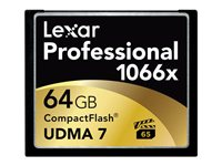 Lexar Professional - Carte mémoire flash - 64 Go - 1066x - CompactFlash LCF64GCRBNA1066