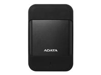 ADATA Durable HD700 - Disque dur - chiffré - 1 To - externe (portable) - 2.5" - USB 3.1 - AES 256 bits - noir AHD700-1TU31-CBK