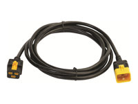 APC - Câble d'alimentation - IEC 60320 C19 pour IEC 60320 C20 - 3.1 m - verrouillé - noir - pour P/N: SMT2200I-AR, SMT2200R2I-AR, SMT3000I-AR, SMT3000R2I-AR, SRT1500XLI, SRT2200XLI-KR AP8760