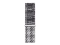 Apple Nike - Bracelet de montre pour montre intelligente - 45 mm - 145 - 220 mm - noir, blanc sommet MPJ03ZM/A