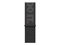 Apple Nike - Bracelet de montre pour montre intelligente - 41 mm - 130 - 190 mm - noir, blanc sommet MPHW3ZM/A