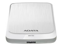 ADATA HV320 - Disque dur - 2 To - externe (portable) - USB 3.1 - blanc AHV320-2TU31-CWH