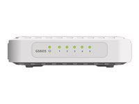 NETGEAR GS605v4 - Commutateur - non géré - 5 x 10/100/1000 - de bureau GS605-400PES