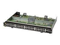 HPE Aruba 6400 - Module d'extension - Gigabit Ethernet (PoE) x 48 + Gigabit Ethernet x 4 - pour HPE Aruba 6405, 6405 48SFP+, 6405 96G, 6410 R0X39B