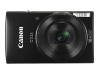 Canon IXUS 190 - Appareil photo numérique - compact - 20.0 MP - 720 p / 25 pi/s - 10x zoom optique - Wi-Fi, NFC - noir 1794C001