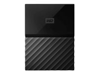 WD My Passport for Mac WDBFKF0010BBK - Disque dur - chiffré - 1 To - externe (portable) - USB 3.0 - AES 256 bits WDBFKF0010BBK-WESE