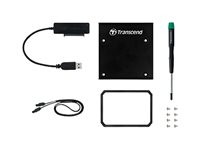Transcend SSD Conversion Kit - Contrôleur de stockage - 2,5 po./3,5 po. partagé - SATA 6Gb/s - USB 3.0 TS-CK3