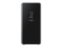 Samsung Clear View Standing Cover EF-ZG965 - Étui à rabat pour téléphone portable - noir - pour Galaxy S9+, S9+ Deluxe Edition EF-ZG965CBEGWW