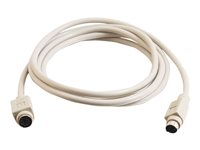 C2G - Rallonge de câble de clavier - PS/2 (F) pour PS/2 (M) - 5 m - moulé 81491