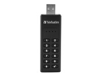 Verbatim Keypad Secure - Clé USB - chiffré - 128 Go - USB 3.0 49429