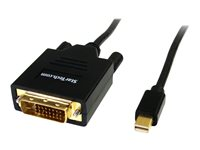 StarTech.com Câble Adapteur Mini DisplayPort® vers DVI de 1.8 m - Convertisseur Mini DP - Mini DisplayPort Mâle - DVI-D Mâle - 1920x1200 - Câble DisplayPort - Mini DisplayPort (M) pour DVI-D (M) - 1.8 m - noir MDP2DVIMM6