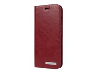 Doro Flip cover - Étui à rabat pour téléphone portable - rouge - pour DORO 8040 7348