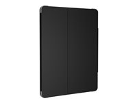 UAG Rugged Case for iPad 10.2-in (7th/8th Gen, 2019/2020) - Plyo Black/Ice - Coque de protection pour tablette - noir, glacé - 10.2" - pour Apple 10.2-inch iPad (7ème génération, 8ème génération) 121912B74043