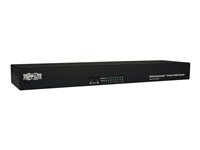 Tripp Lite 8-Port Cat5 KVM Switch VGA USB PS/2 1URM Rackmount TAA - Commutateur KVM - CAT5 - 8 x KVM port(s) - 1 utilisateur local - de bureau - Conformité TAA B072-008-1