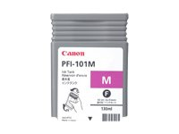 Canon PFI-101 M - 130 ml - magenta - original - réservoir d'encre - pour imagePROGRAF iPF5000, iPF5100, iPF6000S, iPF6100, iPF6200 0885B001