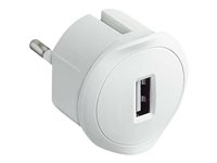 C2G - Adaptateur secteur - 1.5 A (USB) - blanc - Belgique, France, Allemagne, Italie 80834