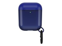 OtterBox Ispra Series - Étui pour écouteurs sans fil - polycarbonate, alliage de zinc, élastomère thermoplastique (TPE) - bleue combinaison spatiale - pour Apple AirPods (1ère génération, 2e génération) 77-65503