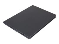 Urban Factory Folio iPad Pro 12.9" Black - Protection à rabat pour tablette - cuir artificiel - noir - 12.9" - pour Apple 12.9-inch iPad Pro (1ère génération, 2e génération) IPF01UF