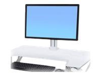 Ergotron WorkFit Single HD Monitor Kit - Kit de mise à niveau de chariot pour Écran LCD - blanc - Taille d'écran : 30" 97-936-062