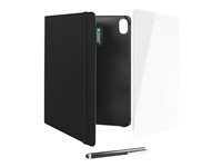 Urban Factory GREENEE - Eco Starter Pack - étui à rabat pour tablette - nylon R-PET - noir - 10.9" - pour Apple 10.9-inch iPad Wi-Fi (10ème génération) EPI19UF