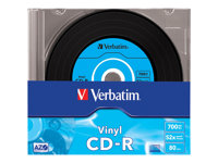 Verbatim Data Vinyl - 10 x CD-R - 700 Mo 52x - boîtier CD étroit 43426