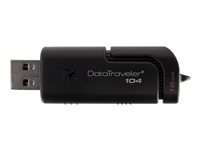 Kingston DataTraveler 104 - Clé USB - 16 Go - USB 2.0 - noir DT104/16GB