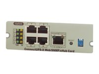 Eaton ConnectUPS-X - Carte de supervision distante - X-Slot - 100Mb LAN - 100Base-TX - pour Eaton 5115, 9125, 9140, 9155, 9355, 9390, 9395 116750221-001