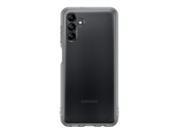 Samsung Clear Cover EF-QA047 - Coque de protection pour téléphone portable - polyuréthanne thermoplastique (TPU) - noir - pour Galaxy A04s EF-QA047TBEGWW